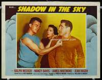 s678 SHADOW IN THE SKY movie lobby card #8 '52 Meeker, Davis, Whitmore
