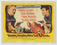 s143 SHAKE HANDS WITH THE DEVIL movie title lobby card '59 James Cagney