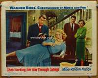 s682 SHE'S WORKING HER WAY THROUGH COLLEGE movie lobby card #2 '52 Mayo
