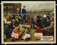 s688 SIDESHOW movie lobby card '28 great Little Billy circus image!