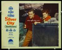 s689 SILVER CITY movie lobby card #2 '51 Edmond O'Brien, De Carlo