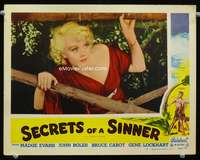 s692 SINNERS IN PARADISE movie lobby card #7 R51 sexiest Madge Evans!