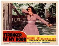 s726 STRANGER AT MY DOOR movie lobby card #7 '56 Patricia Medina