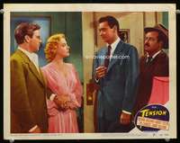 s750 TENSION movie lobby card #7 '49 William Conrad, Audrey Totter