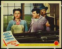 s768 TORTILLA FLAT movie lobby card '42 Hedy Lamarr, John Garfield