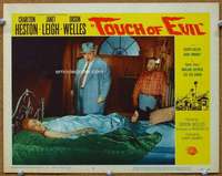 s769 TOUCH OF EVIL movie lobby card #6 '58 Orson Welles, Janet Leigh