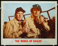 s790 WINGS OF EAGLES movie lobby card #8 '57 John Wayne, Dan Dailey