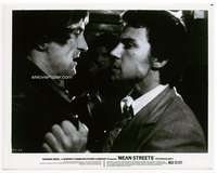 t187 MEAN STREETS 8x10.25 movie still '73 De Niro & Keitel close up!