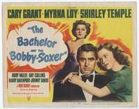 v025 BACHELOR & THE BOBBY-SOXER movie title lobby card '47 Grant, Temple