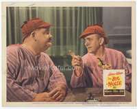 v010 BIG NOISE movie lobby card '44 detectives Laurel & Hardy c/u!