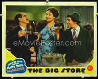 v235 BIG STORE movie lobby card '41 Groucho, Chico & Harpo Marx Bros!