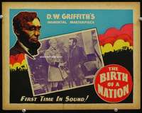 v239 BIRTH OF A NATION movie lobby card R30 D.W. Griffith, Grant & Lee