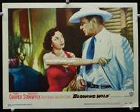 v245 BLOWING WILD movie lobby card #4 '53 Gary Cooper, Ruth Roman