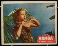 v247 BOMBA THE JUNGLE BOY movie lobby card '49 Peggy Ann Garner c/u!