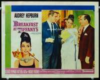 v253 BREAKFAST AT TIFFANY'S movie lobby card #5 '61 Audrey Hepburn