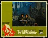 v255 BRIDGE AT REMAGEN movie lobby card #1 '69 Ben Gazzara, Segal