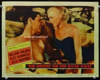 v256 BRIDGE ON THE RIVER KWAI movie lobby card #5 '58 William Holden