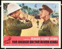 v257 BRIDGE ON THE RIVER KWAI movie lobby card R63 Hayakawa, Guinness