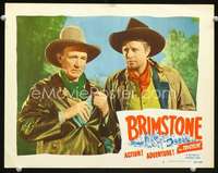 v258 BRIMSTONE movie lobby card #2 '49 Walter Brennan, Rod Cameron