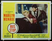 v263 BUS STOP movie lobby card #3 '56 Marilyn Monroe, Don Murray