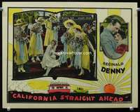 v269 CALIFORNIA STRAIGHT AHEAD movie lobby card '25 bride & maids!