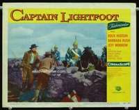 v273 CAPTAIN LIGHTFOOT movie lobby card #5 '55 Ross Hunter, Sirk