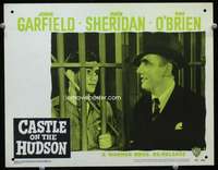 v278 CASTLE ON THE HUDSON movie lobby card #8 R49 Garfield, O'Brien