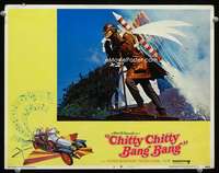 v293 CHITTY CHITTY BANG BANG movie lobby card #4 '69 wacky rocket man!