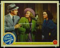 v299 COMRADE X movie lobby card '40 Clark Gable, sexy Hedy Lamarr!