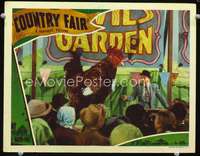 v307 COUNTRY FAIR movie lobby card '41 incredible giant chicken card!