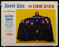 v309 COURT JESTER movie lobby card #4 '55 Kaye & Hermines Midgets!