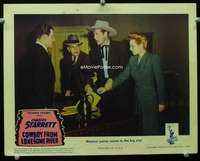 v313 COWBOY FROM LONESOME RIVER movie lobby card '44 Charles Starrett