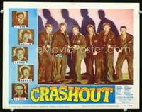 v315 CRASHOUT movie lobby card '54 William Bendix, Arthur Kennedy