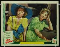 v322 CRY HAVOC movie lobby card #6 '43 Ann Sothern, Joan Blondell