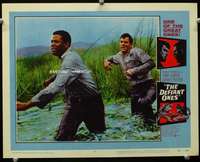 v340 DEFIANT ONES movie lobby card #3 '58 Tony Curtis, Sidney Poitier