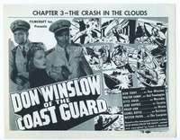 v053 DON WINSLOW OF THE COAST GUARD Chap 3 movie title lobby card R50s serial