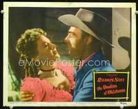 v355 DOOLINS OF OKLAHOMA movie lobby card #7 '49 Randolph Scott c/u!