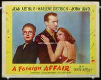v403 FOREIGN AFFAIR movie lobby card #3 '48 Arthur, Marlene Dietrich