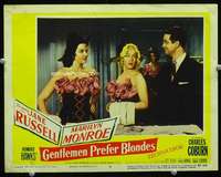 v427 GENTLEMEN PREFER BLONDES movie lobby card #4 '53 Monroe, Russell