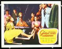 v428 GIDGET GOES HAWAIIAN movie lobby card '61 Deborah Walley c/u!