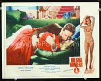 v432 GIRL HUNTERS movie lobby card #8 '63 Spillane as Mike Hammer!