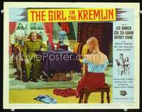 v434 GIRL IN THE KREMLIN movie lobby card #2 '57 weird fetishism!