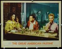 v454 GREAT AMERICAN PASTIME movie lobby card #2 '56 Miller, Francis
