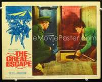 v456 GREAT ESCAPE movie lobby card #2 '63 Charles Bronson,Attenborough