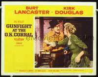 v461 GUNFIGHT AT THE O.K. CORRAL movie lobby card #8 '57 Kirk Douglas