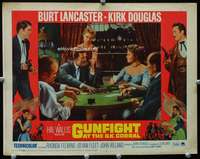 v462 GUNFIGHT AT THE O.K. CORRAL movie lobby card #8 R64 Kirk Douglas