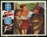 v474 HERE COME THE MARINES movie lobby card '52 Leo Gorcey, Huntz Hall