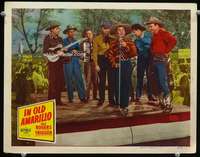 v512 IN OLD AMARILLO movie lobby card '51 Roy Rogers on stage!