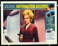 v516 INFORMATION RECEIVED movie lobby card #2 '62 Sabina Sesselmann