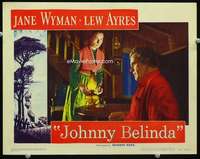 v528 JOHNNY BELINDA movie lobby card #4 '48 Agnes Moorehead, Bickford